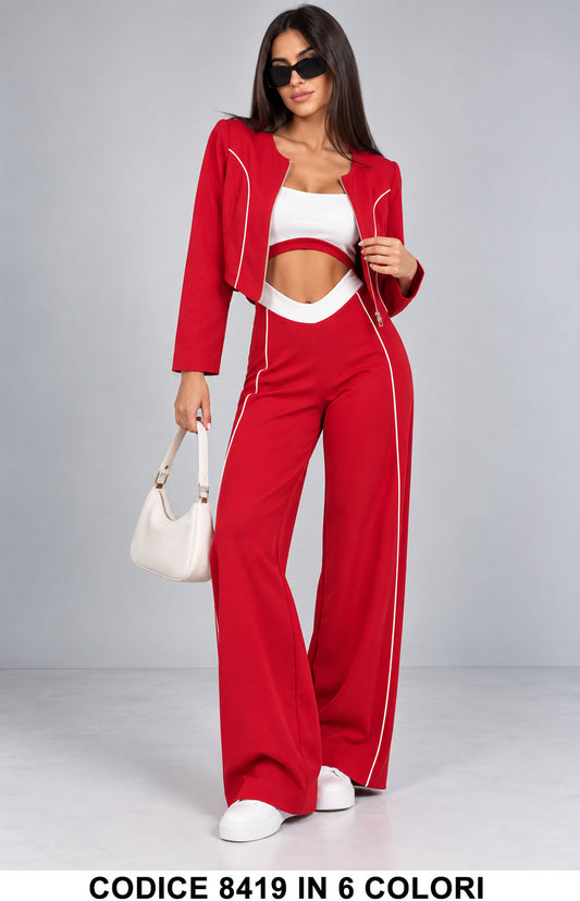 Rosso donna elegante Made in Italy