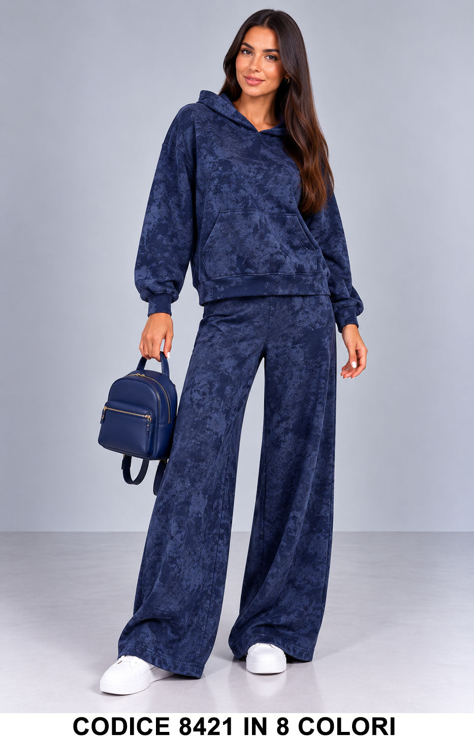 Blu donna elegante Made in Italy