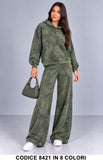 Verde Militare donna elegante Made in Italy