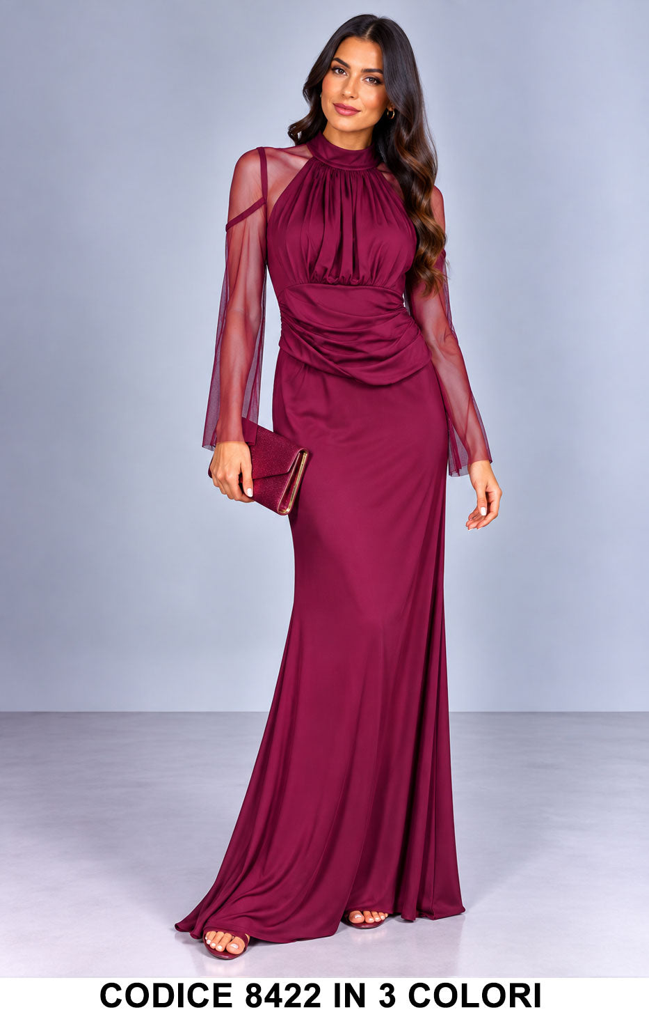 Tailleur 5795 colore Bordeaux