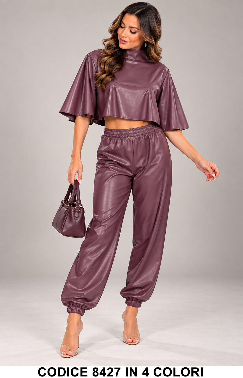 Tailleur 5795 colore Bordeaux