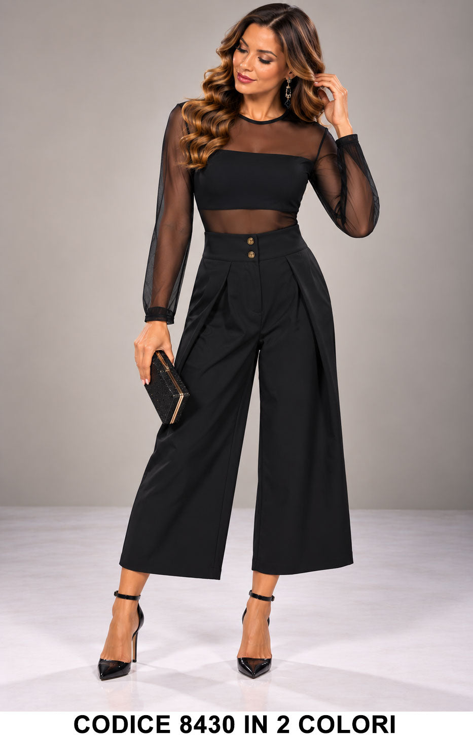 Nero donna elegante Made in Italy