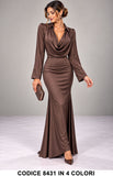 Marrone donna elegante Made in Italy