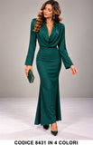 Verde donna elegante Made in Italy