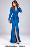 Blu zaffiro donna elegante Made in Italy