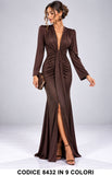 Marrone donna elegante Made in Italy