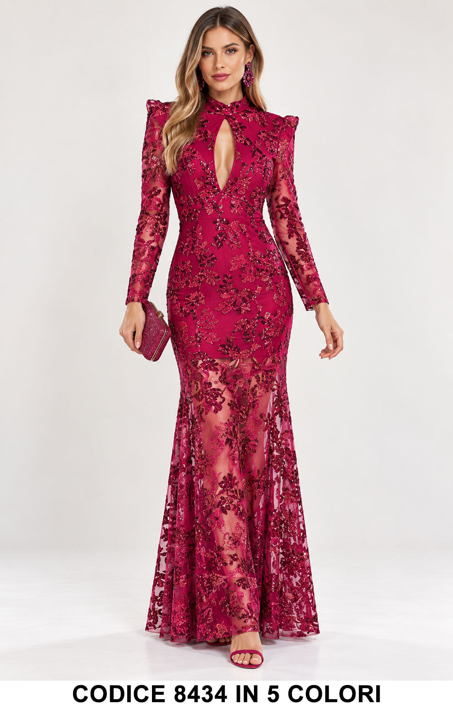 Fucsia donna elegante Made in Italy