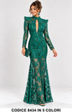Verde smeraldo donna elegante Made in Italy