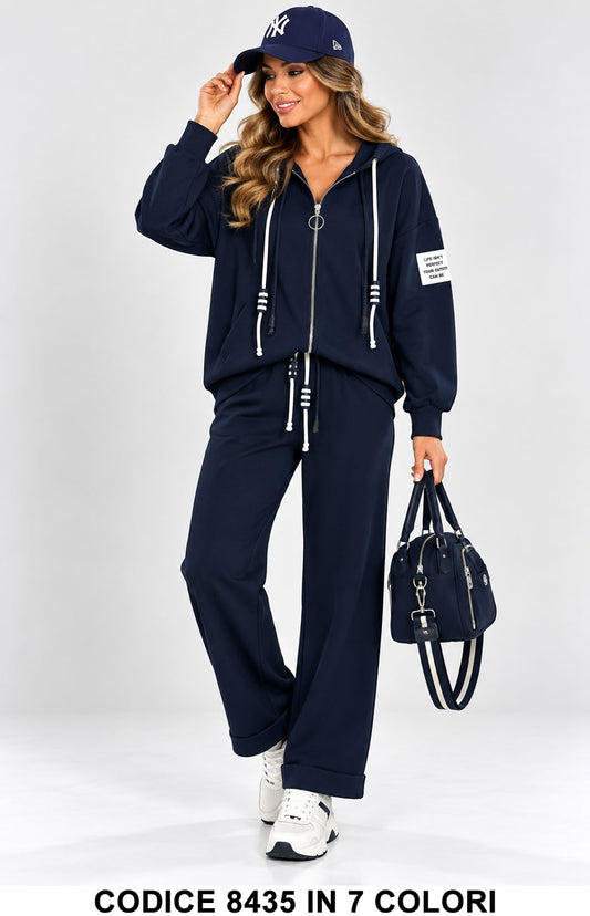 Blu notte donna elegante Made in Italy
