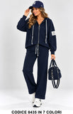Blu notte donna elegante Made in Italy