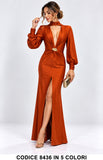 Arancione donna elegante Made in Italy