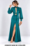 Verde petrolio donna elegante Made in Italy