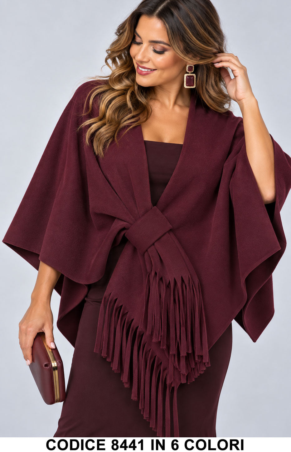 Bordeaux donna elegante Made in Italy