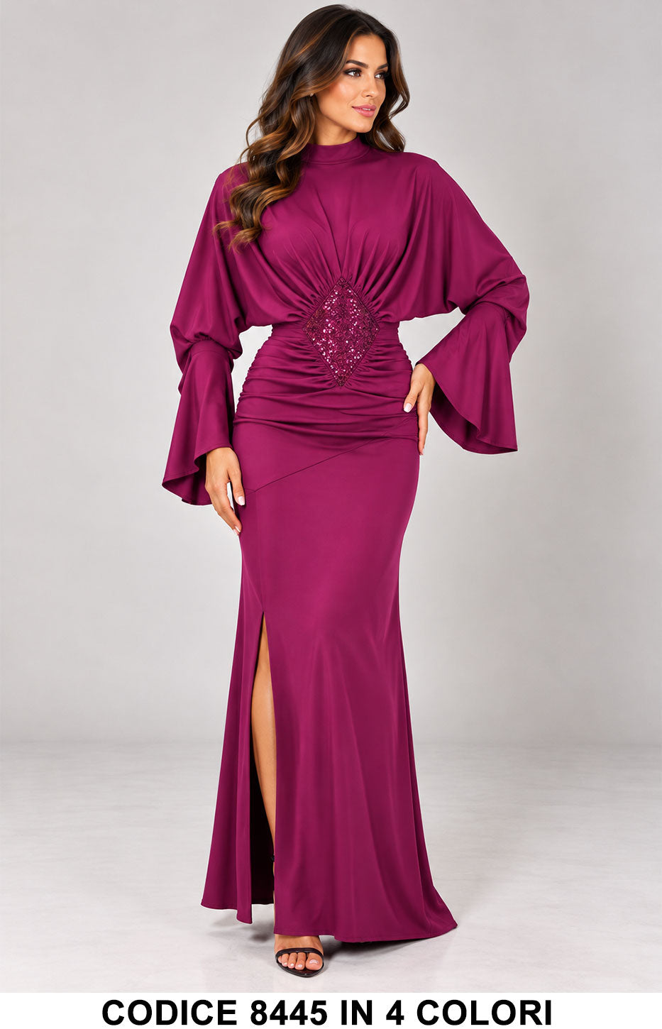 Tailleur 5795 colore Vinaccio