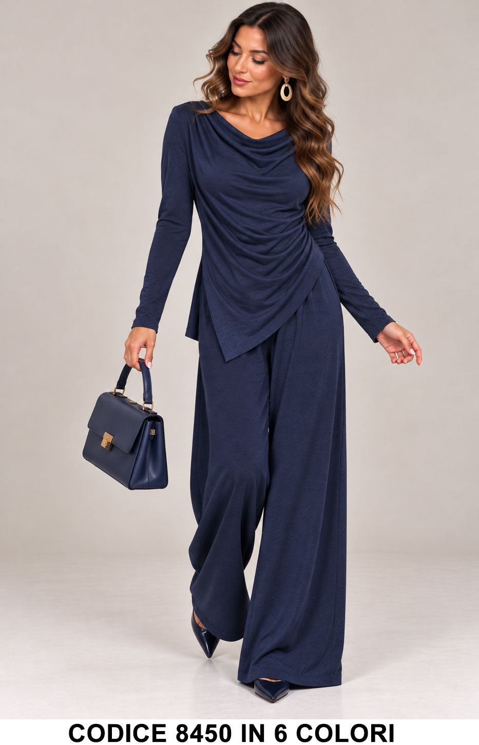 Tailleur 5795 colore Blu Notte
