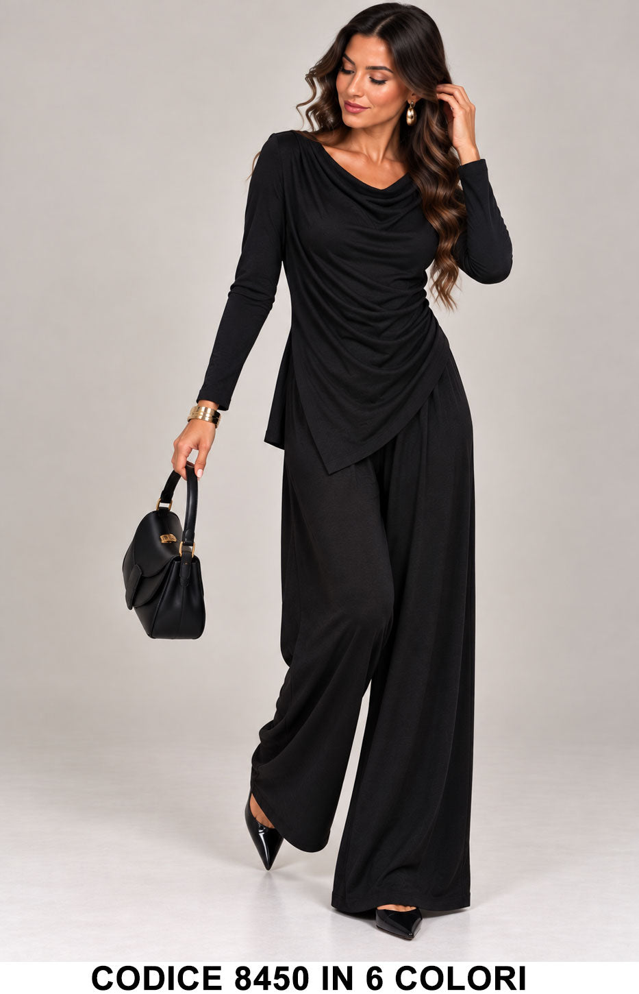 Nero donna elegante Made in Italy