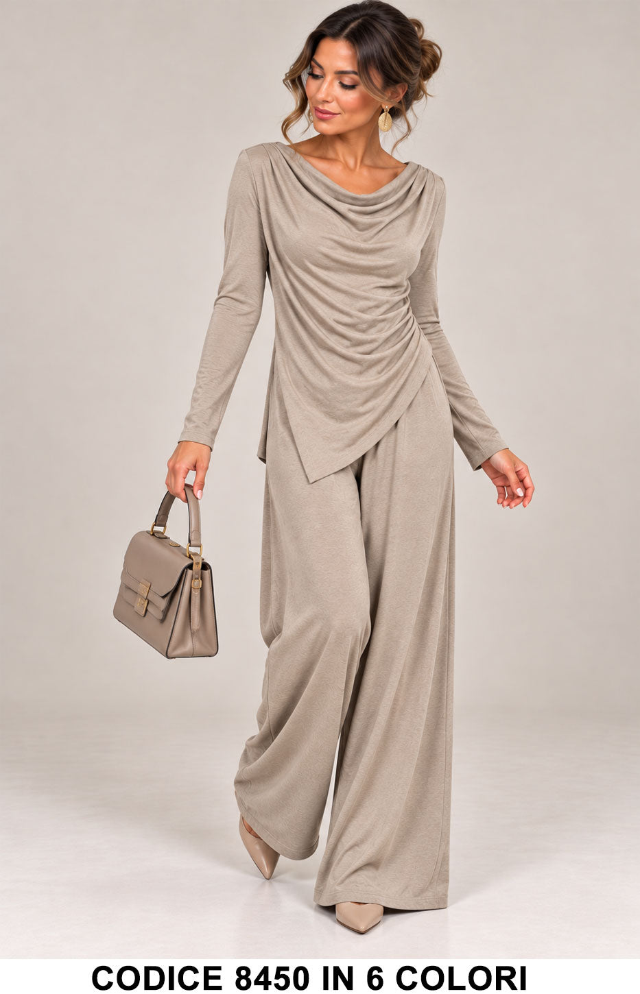 Tailleur 5795 colore Tortora