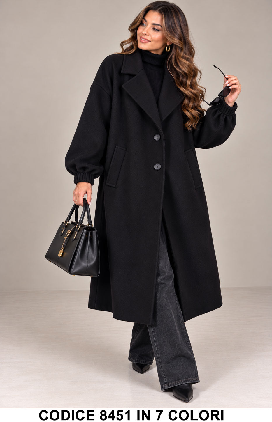 Nero donna elegante Made in Italy