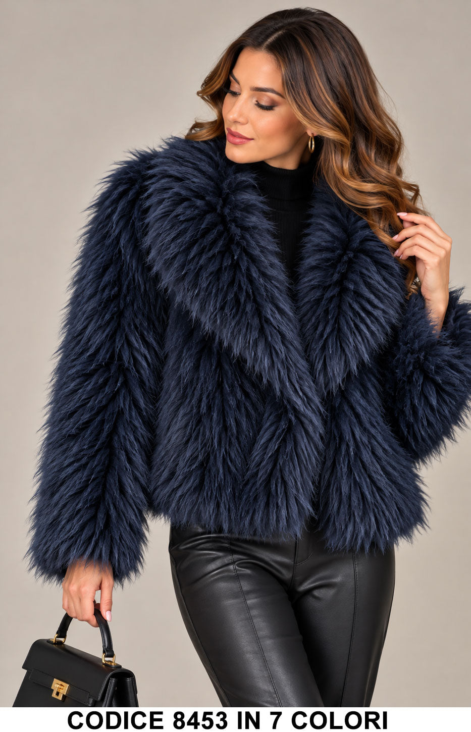 Blu Notte donna elegante Made in Italy