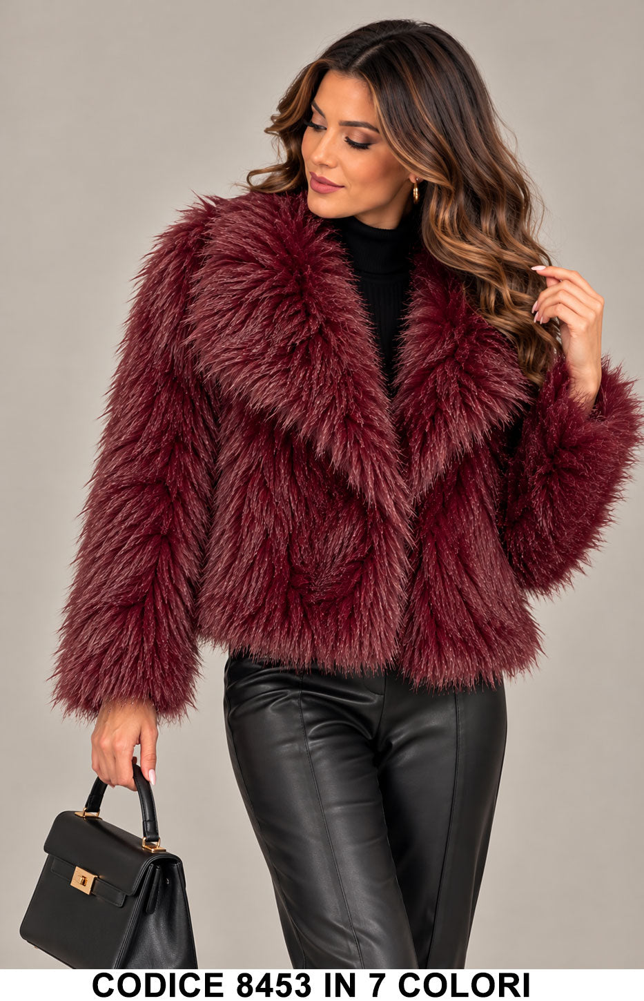 Bordeaux donna elegante Made in Italy
