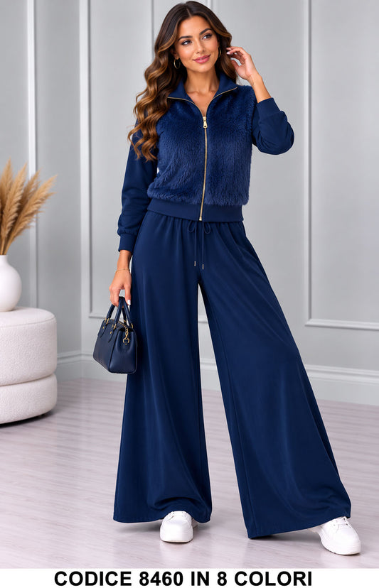 Blu notte donna elegante Made in Italy