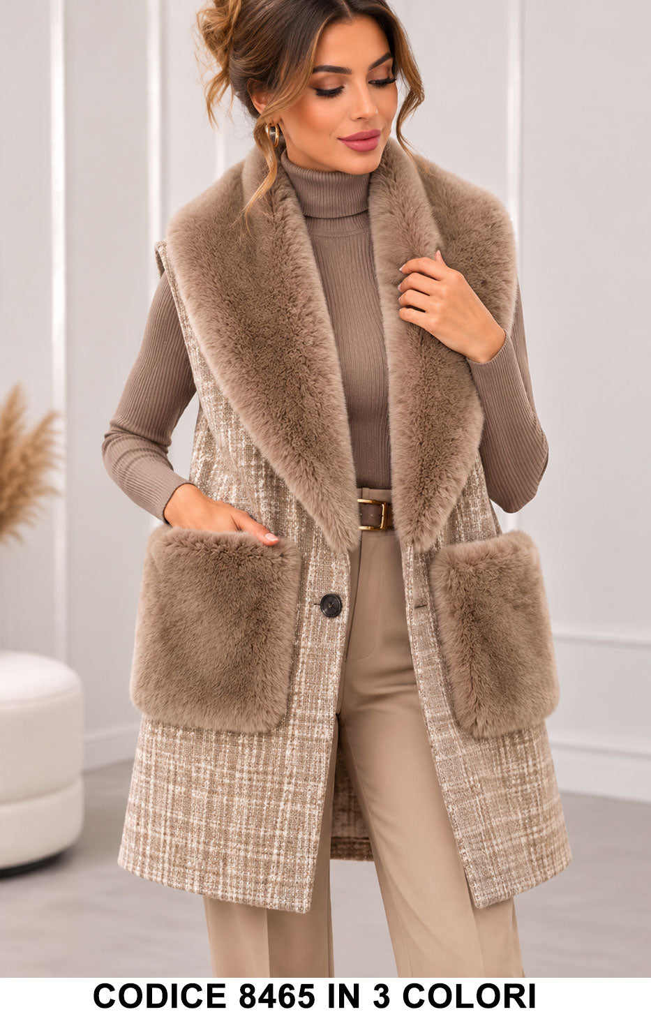 Tailleur 5795 colore Tortora