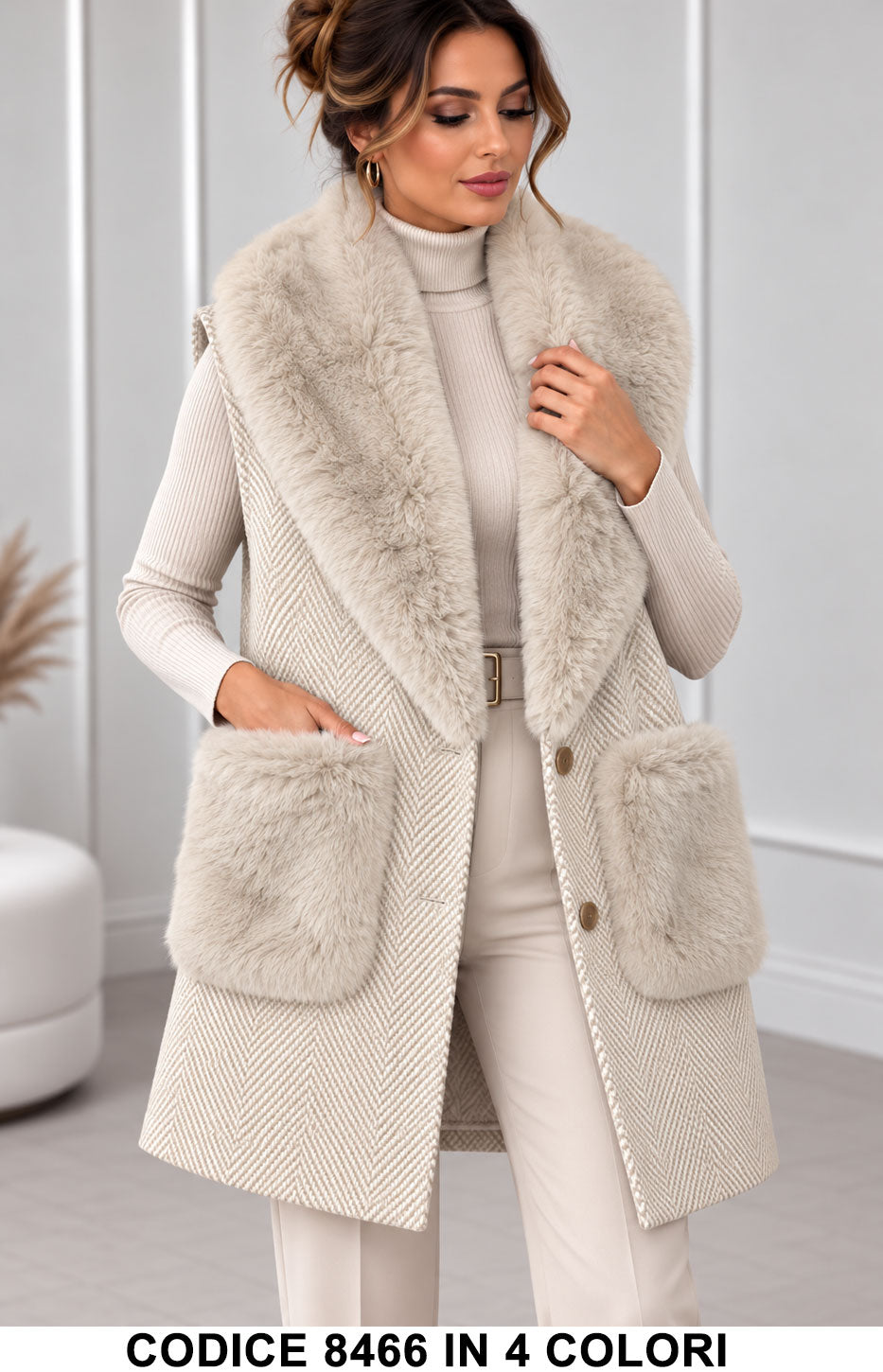 Panna donna elegante Made in Italy