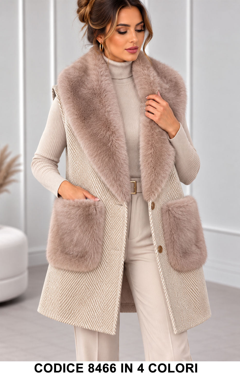 Tortora donna elegante Made in Italy