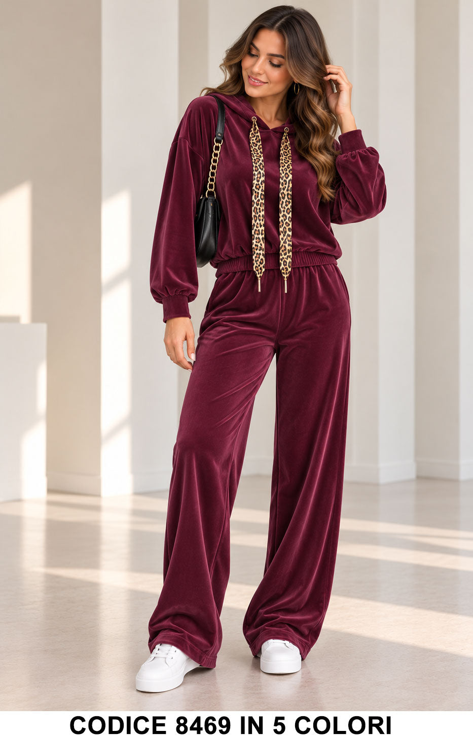 Bordeaux donna elegante Made in Italy