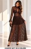 Abito 8471 Marrone