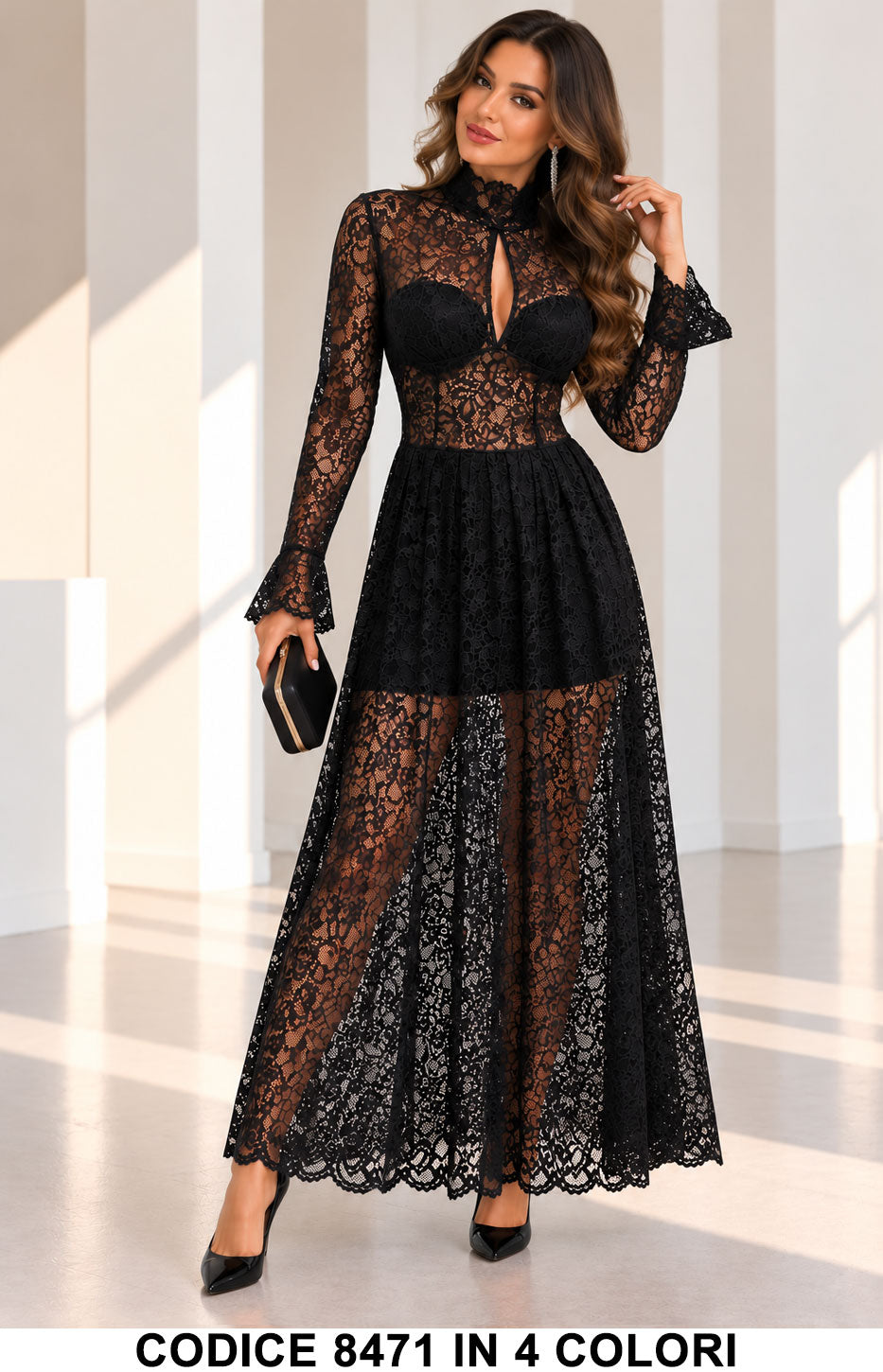 Abito 8471 Nero