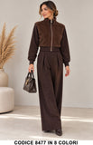 Marrone donna elegante Made in Italy