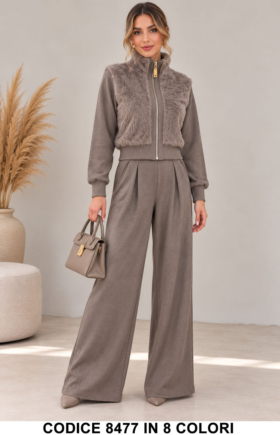 Tailleur 5795 colore Tortora