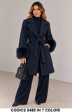 Blu notte donna elegante Made in Italy