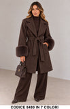 Marrone donna elegante Made in Italy