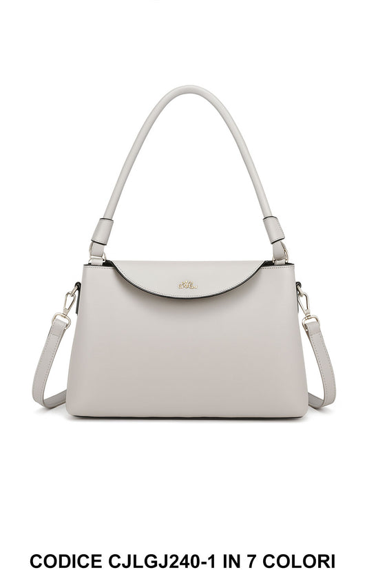 Borsa a Spalla Elegante con Tracolla – L38×P13×H27 cm – CJLGJ240-1 in 7 Colori
