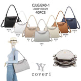 Borsa a Spalla Elegante con Tracolla – L38×P13×H27 cm – CJLGJ240-1 in 7 Colori