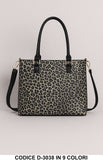 Borsa Donna Animalier a Mano e Tracolla – D-3038 in 9 Colori