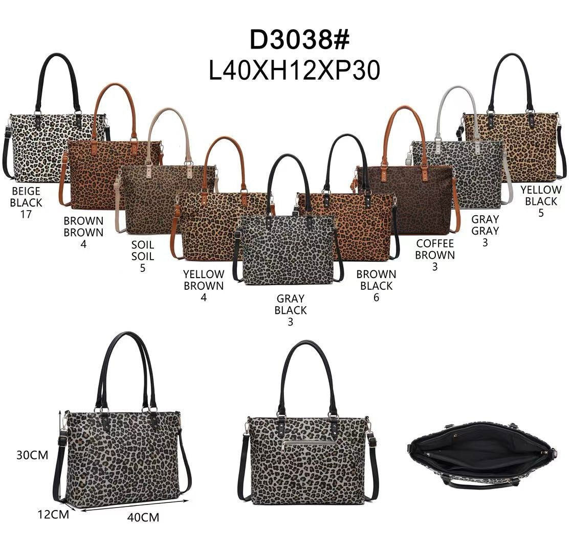 Borsa Donna Animalier a Mano e Tracolla – D-3038 in 9 Colori