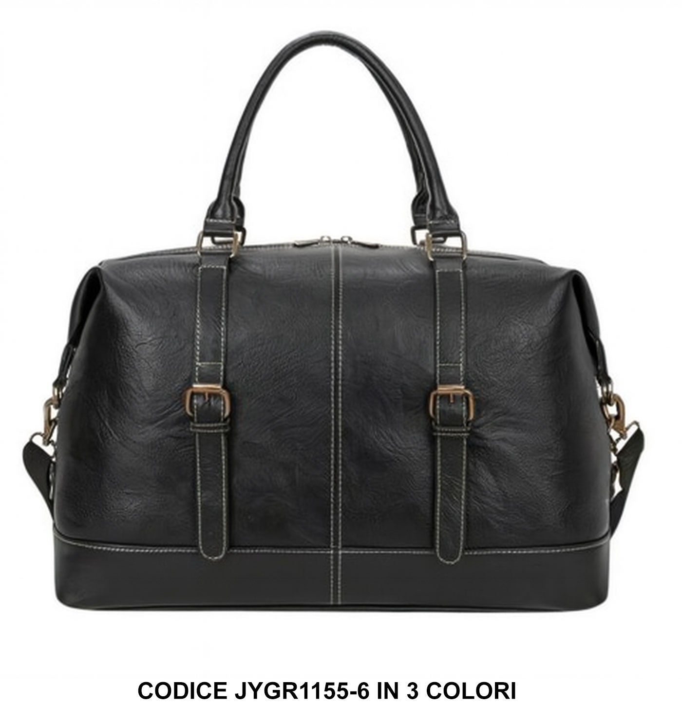 Borsa da Viaggio in Ecopelle L53xH25xP33 cm – Borsa Grande Borsone Modello JYGR1155-6 in 3 Colori