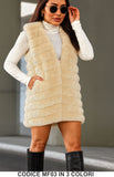 Gilet in pelliccia sintetica senza maniche Smanicato Fashion  in 3 colori – MF03
