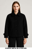 Cappotto Corto con Bottoni e Colletto Classico Giubbotto Trench in 4 Colori – MF52