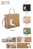Borsa Estiva Conchiglia con Delfino e Perle | 4 Colori Disponibili | ST/PF780