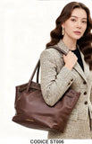 Borsa shopper in ecopelle color Marrone Gian Marco Venturi in 3 Colori – ST006