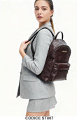 Zaino in ecopelle color Marrone Borsa Zainetto Gian Marco Venturi in 2 Colori – ST007