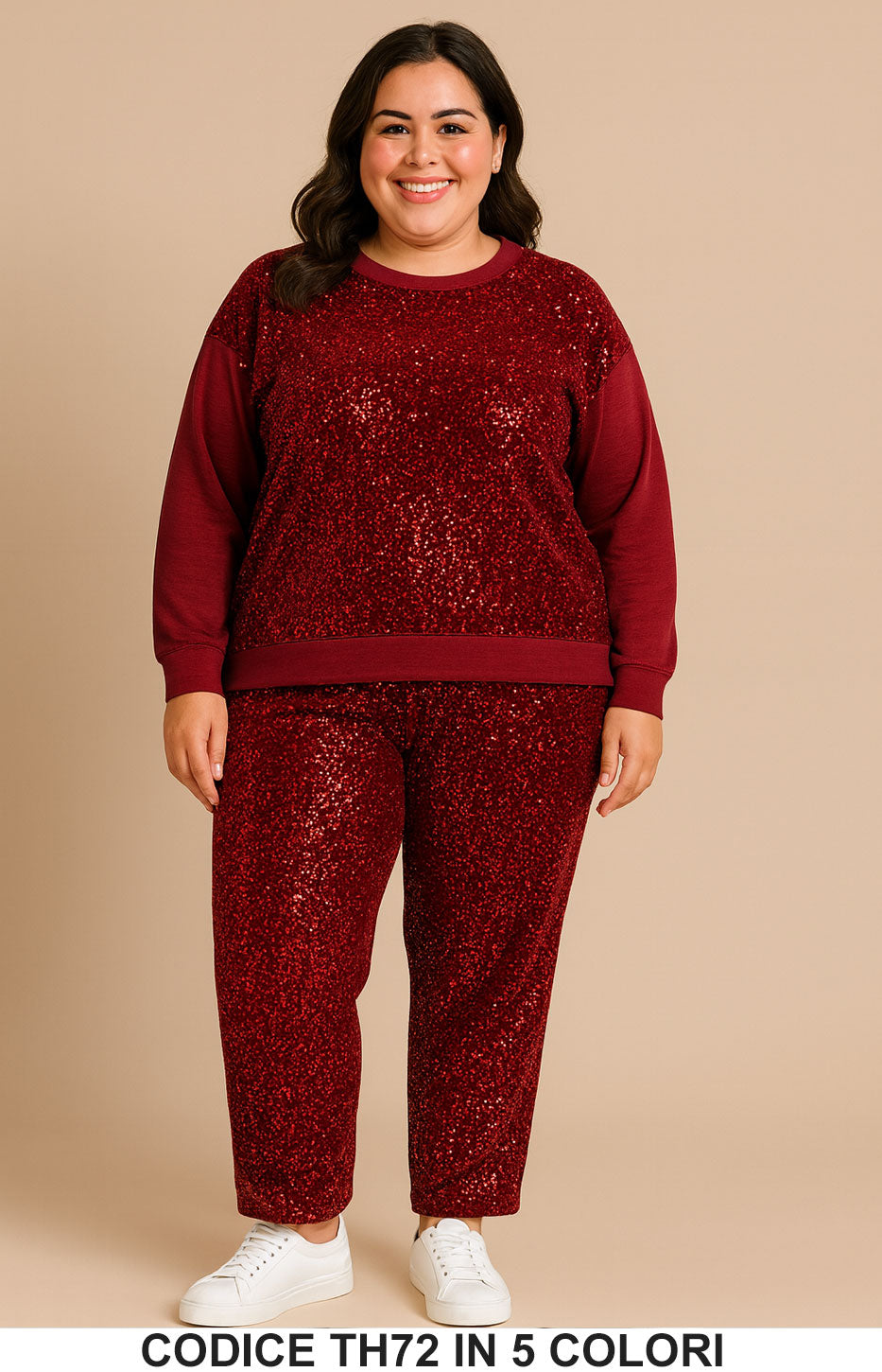 Tailleur 5795 colore Bordeaux