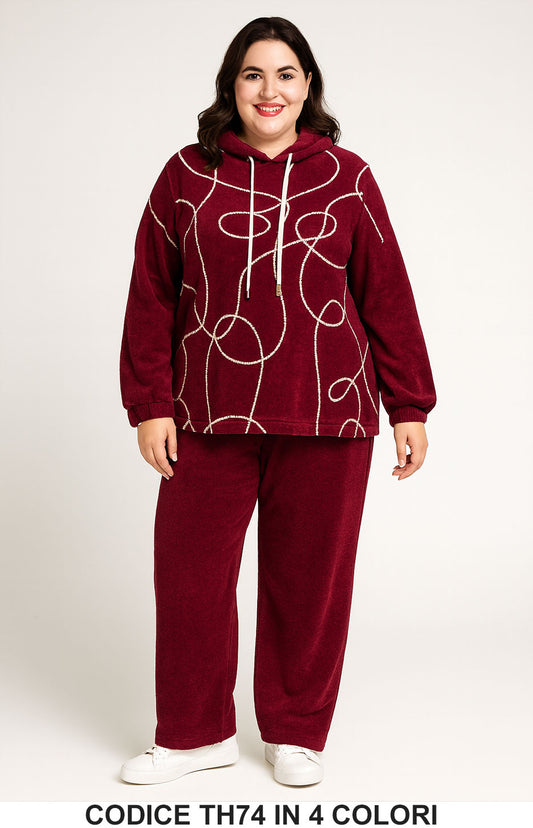 Bordeaux donna elegante Made in Italy