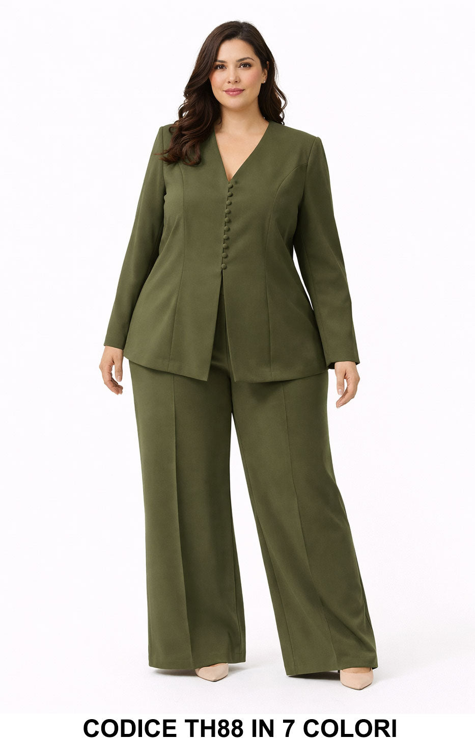 Verde donna elegante Made in Italy