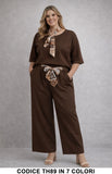 Marrone donna elegante Made in Italy