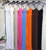 Jumpsuit Plissé con Nodo e Cut-Out – Tuta Intera Look Elegante o Estivo in 7 Colori – 7703 - Abbigliamento donna elegante su I Love Dress